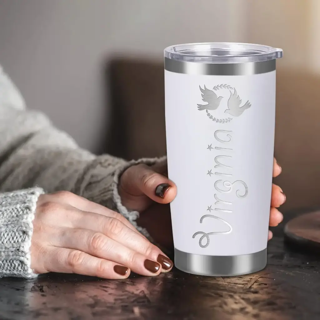 Taza personalizada a laser