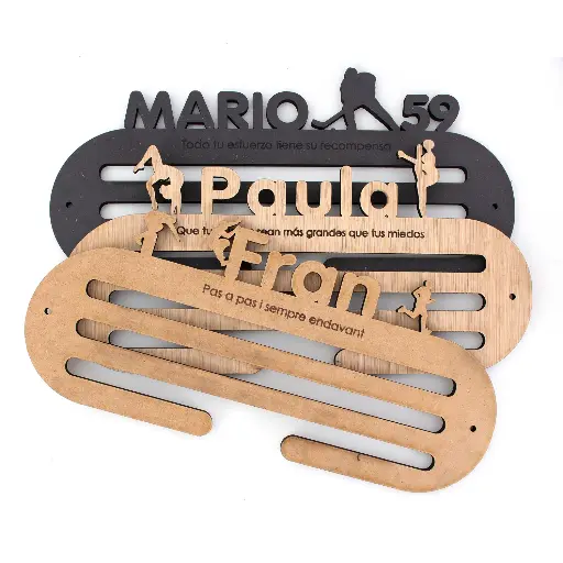 Medallero de madera